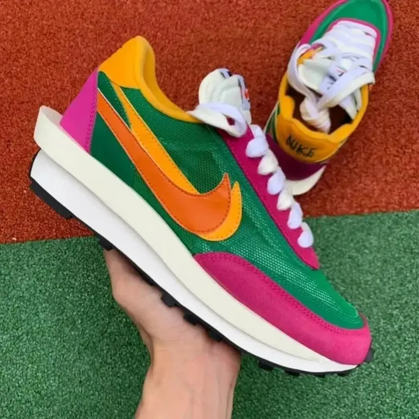 Nike x Sacai LDWaffle Multicolor Sneakers - 1