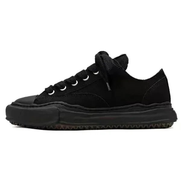 Maison Margiela Tabi Sneaker Black Canvas Sneakers