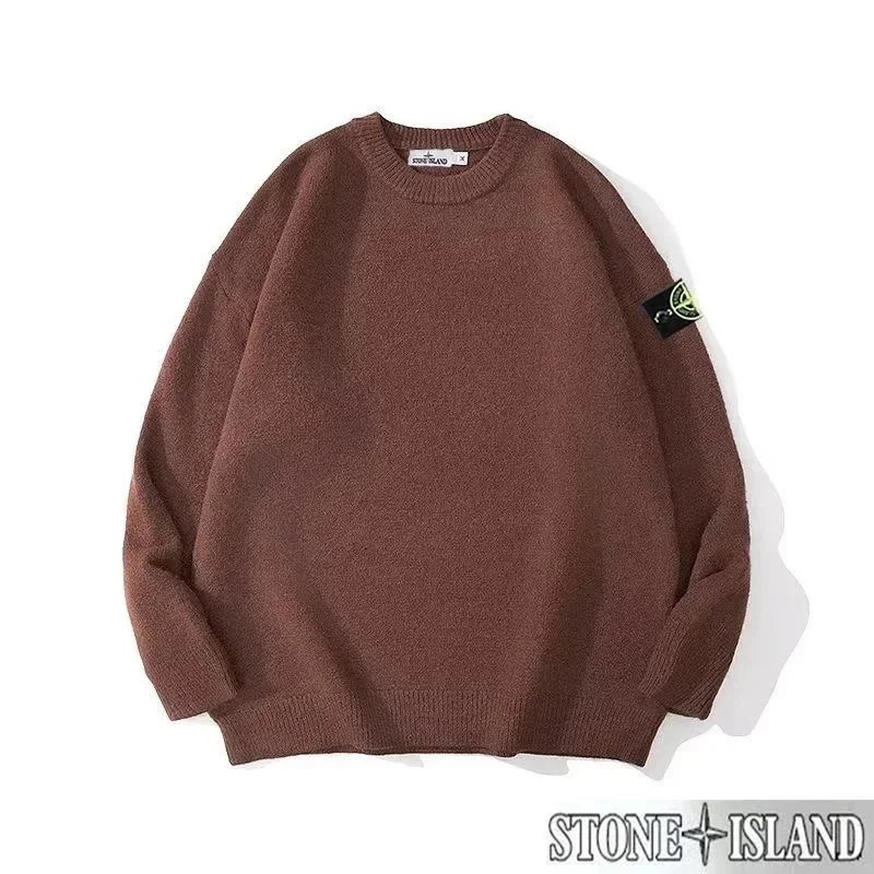 Stone Island Knit Sweater Turquoise Sweater - 6
