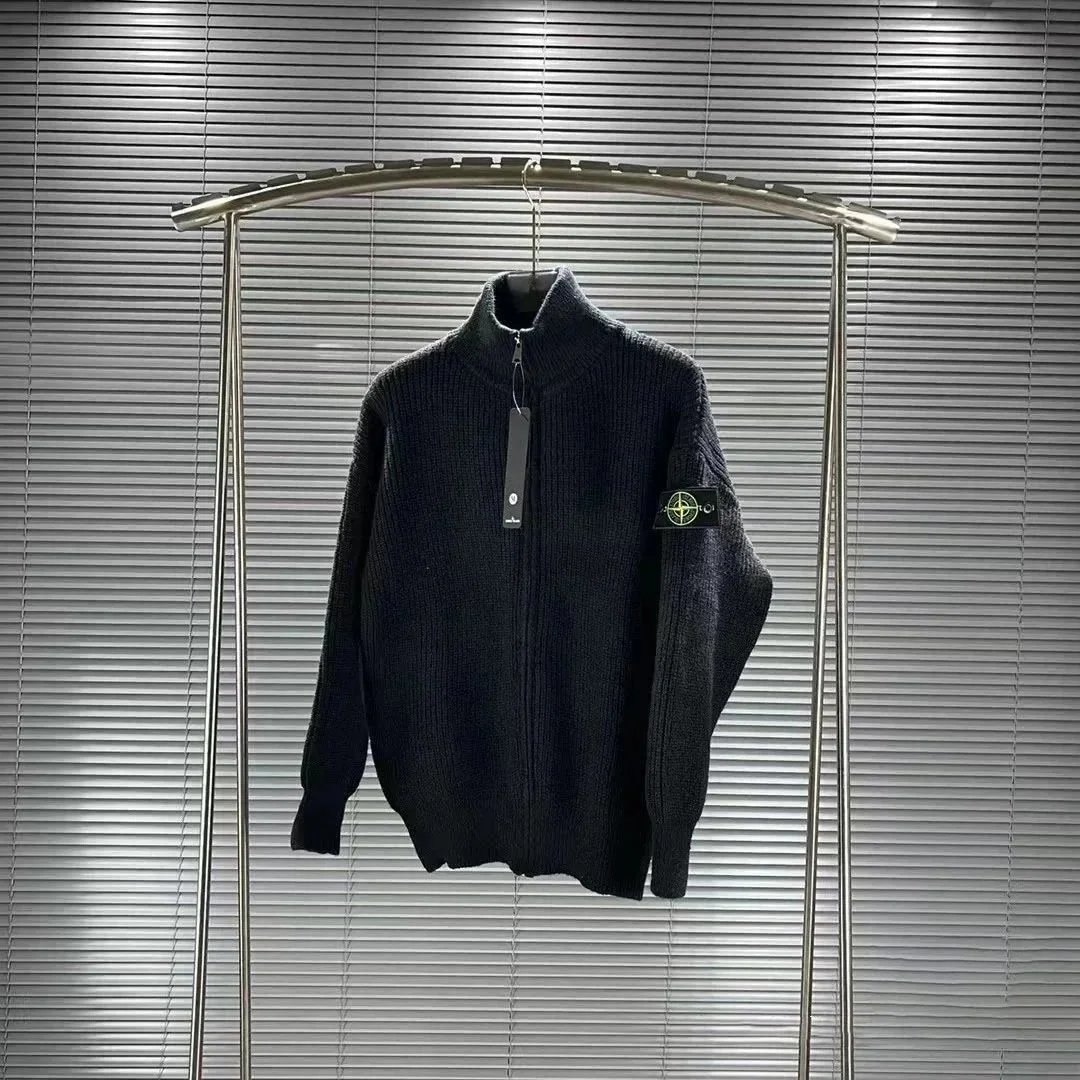 Stone Island Knit Sweater Turquoise Sweater - 3