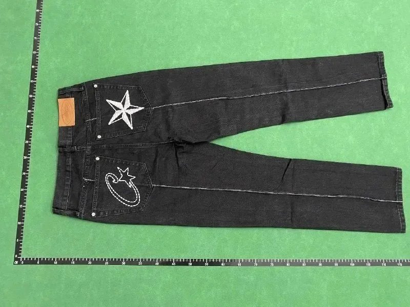Corteiz Denim Jacket and Jeans Set Black - 4