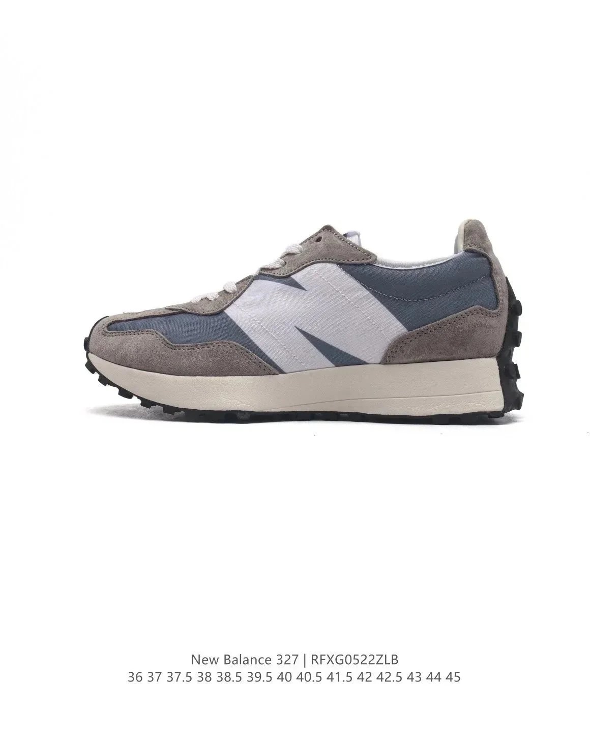 New Balance 327 Beige Gray Brown Sneakers - 8