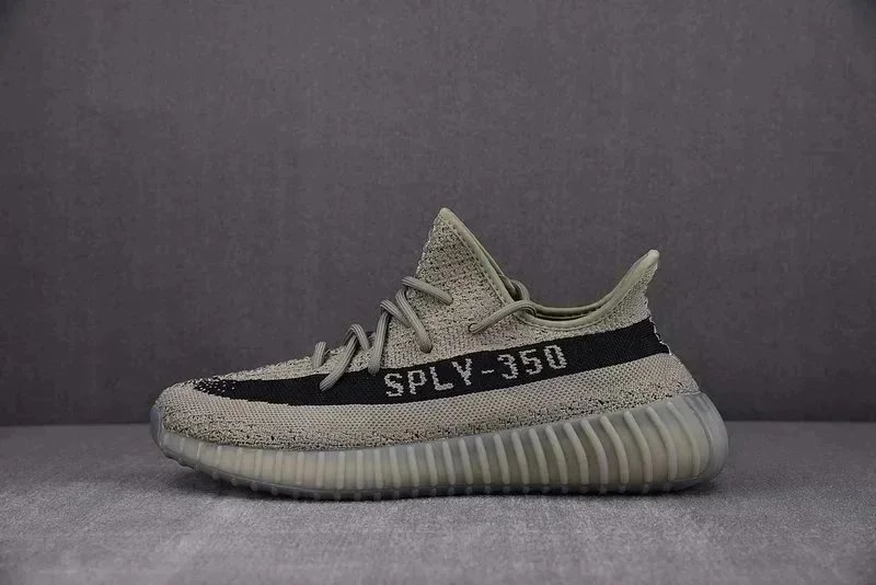 Adidas Yeezy Boost 350 V2 Static Olive Sneakers - 1