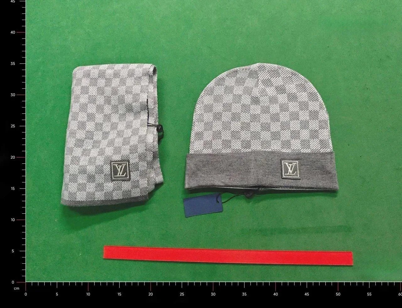 Louis Vuitton Monogram Canvas Scarf and Beanie Set Brown Accessories - 3