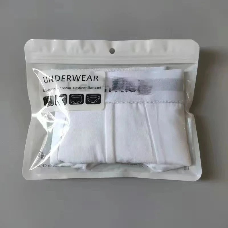 Design Basic Cotton Underwear Set Black Blue Red - 5