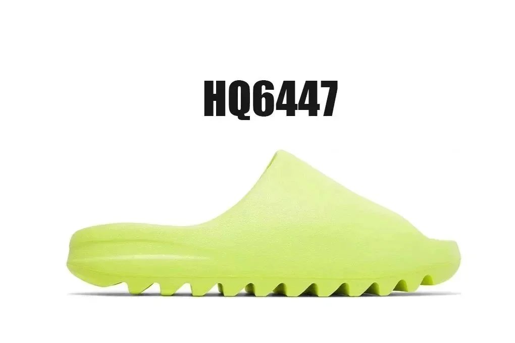 Adidas Yeezy Slide Glow-in-the-Dark Lime Slippers