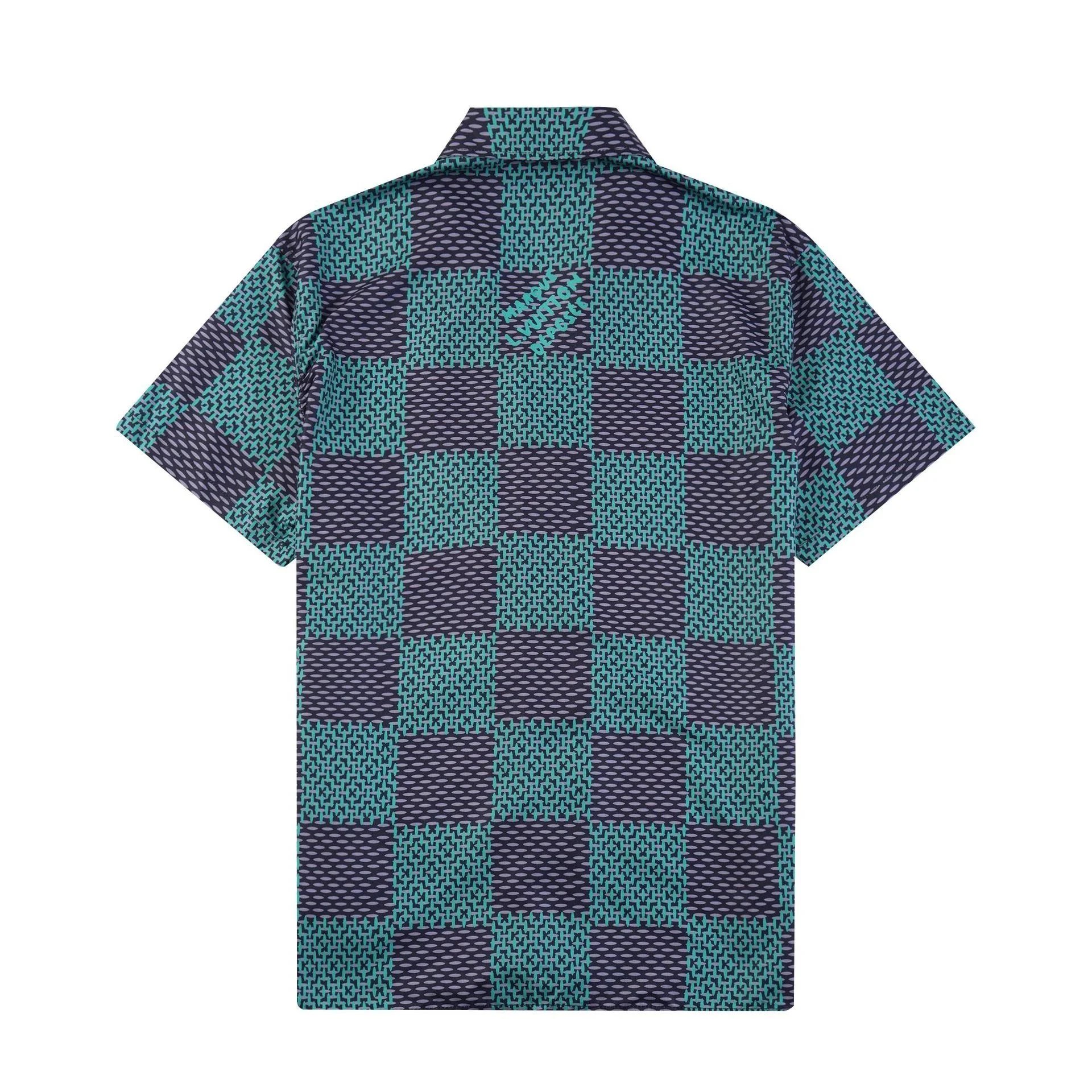 Versace Medusa Baroque Print Green Polo Shirt - 6