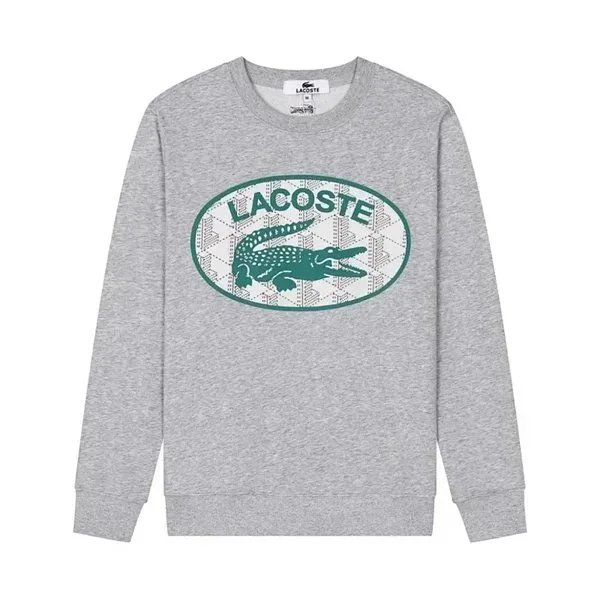 Lacoste Classic Crocodile Logo White Hoodie - 11