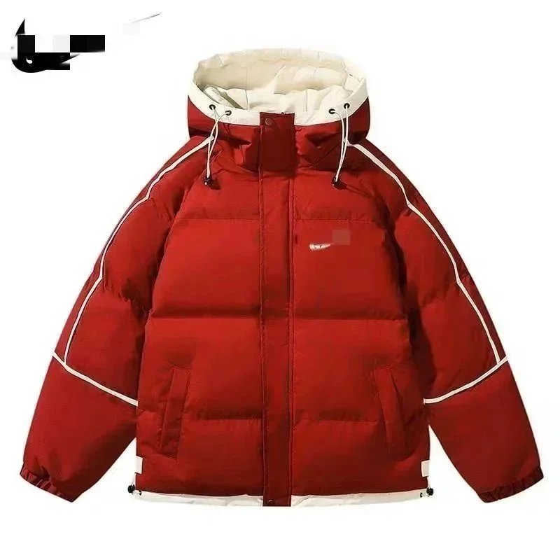 Design Light Blue Puffer Hooded Down Jacket - 9