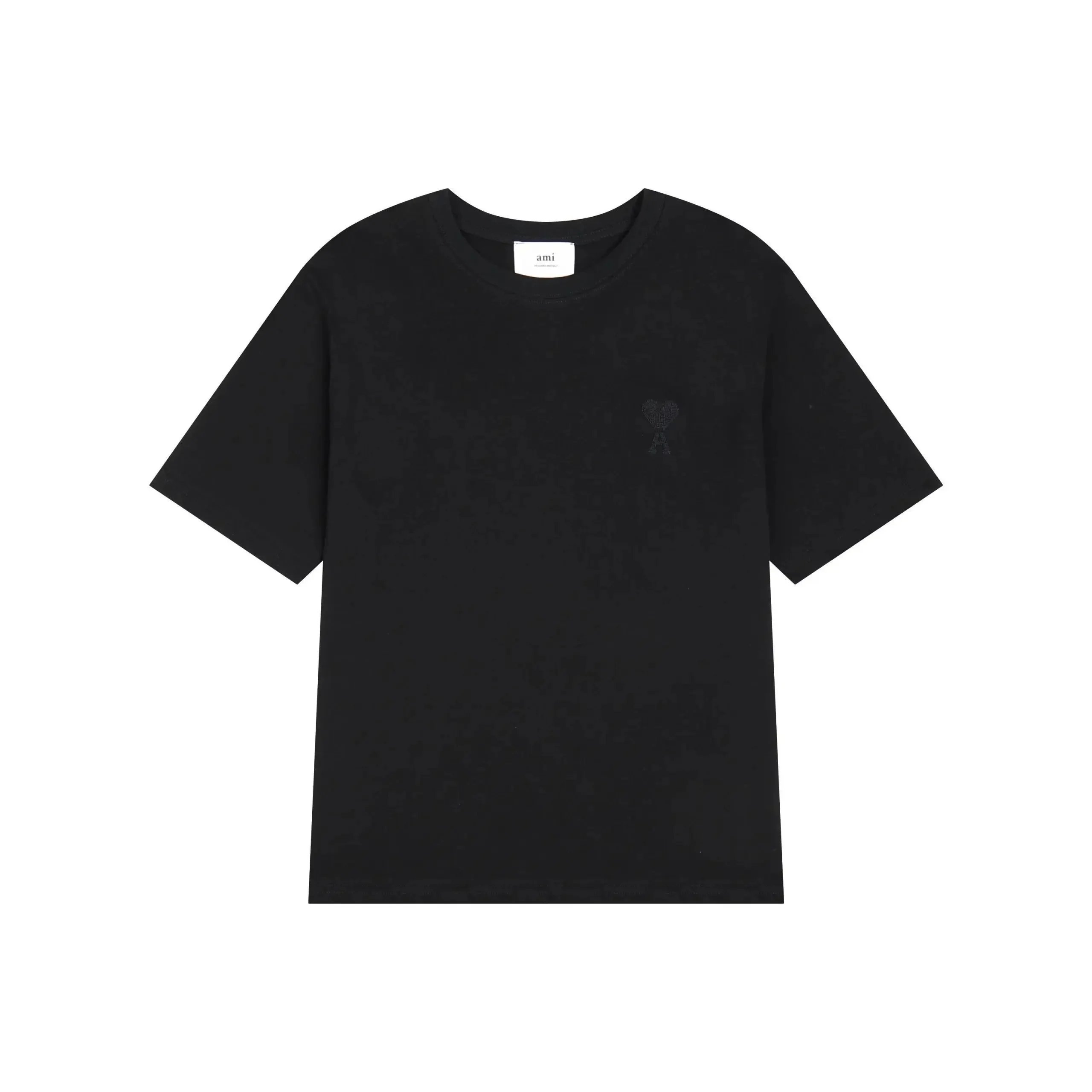 Ami Paris Heart Logo Beige T-Shirt - 9