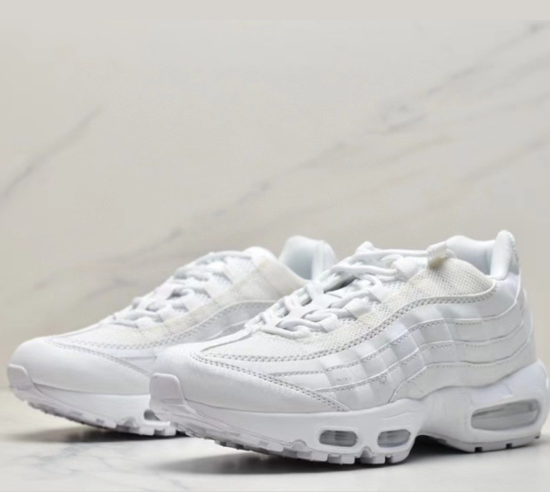 Nike Air Max 95 White Sneakers - 6