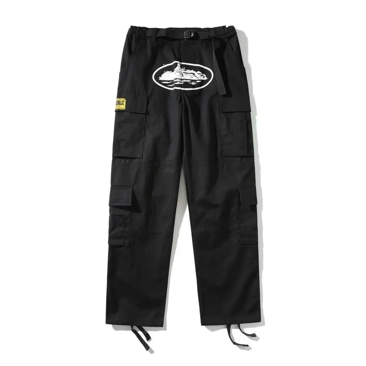 Corteiz Guerrillaz Cargo Pants Black