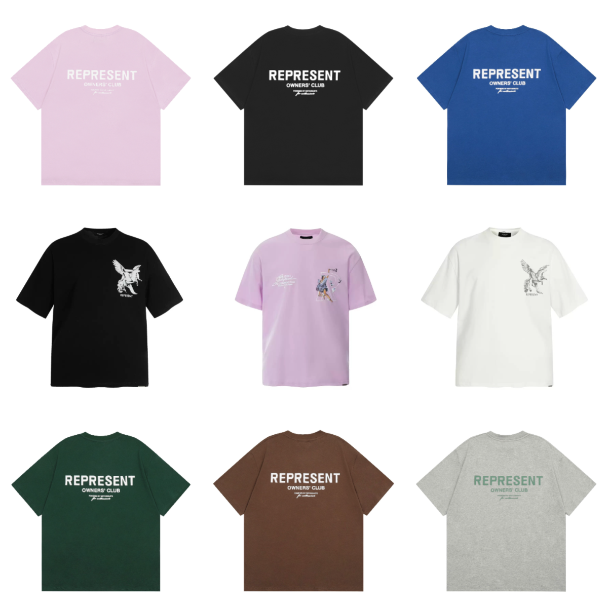 Represent Owners' Club White Oversized T-Shirt - 2