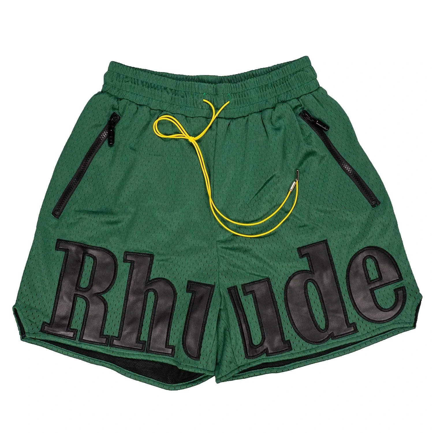 Rhude Reflective Logo Shorts Gray - 3