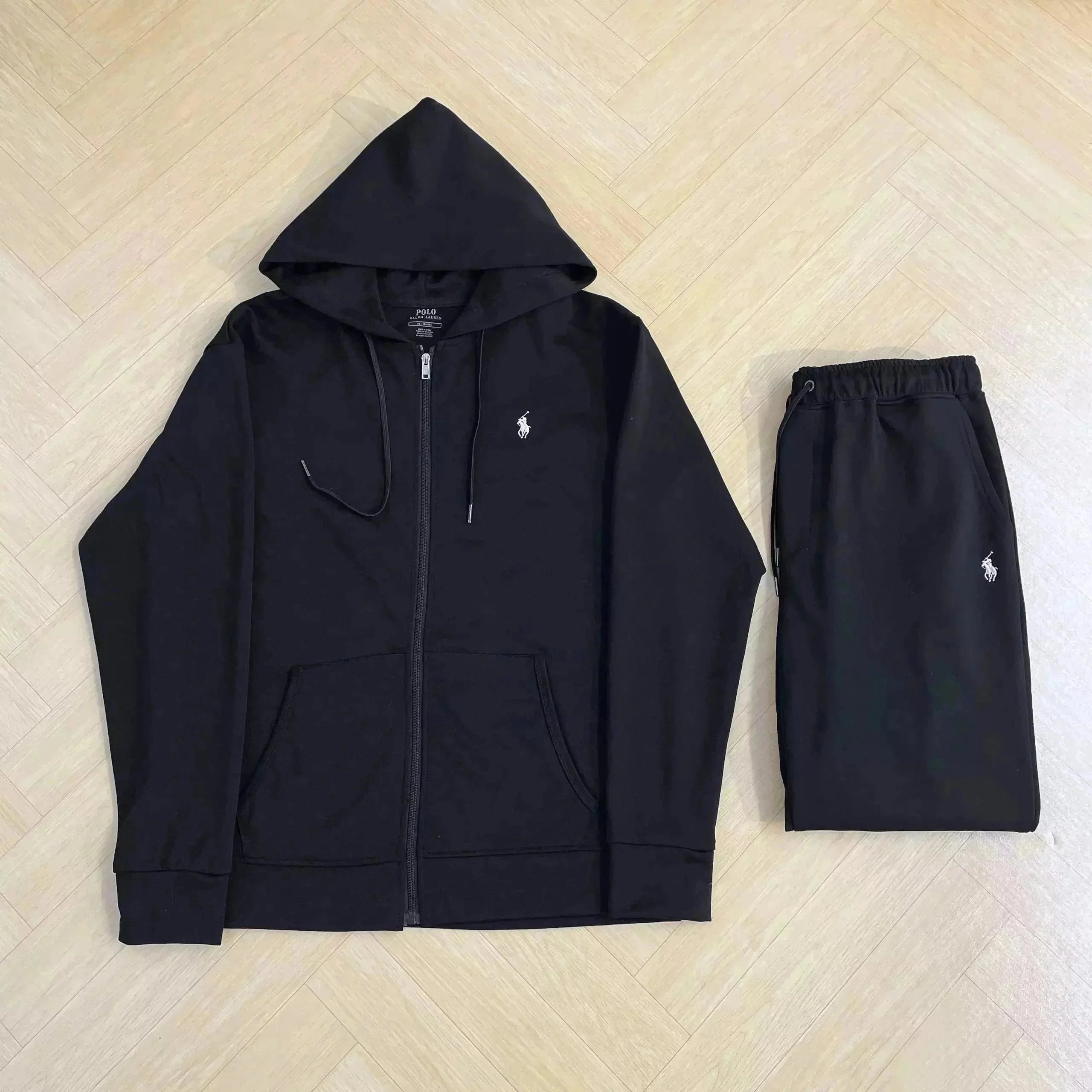 Polo Ralph Lauren Classic Gray Full-Zip Hoodie and Sweatpants Set - 3