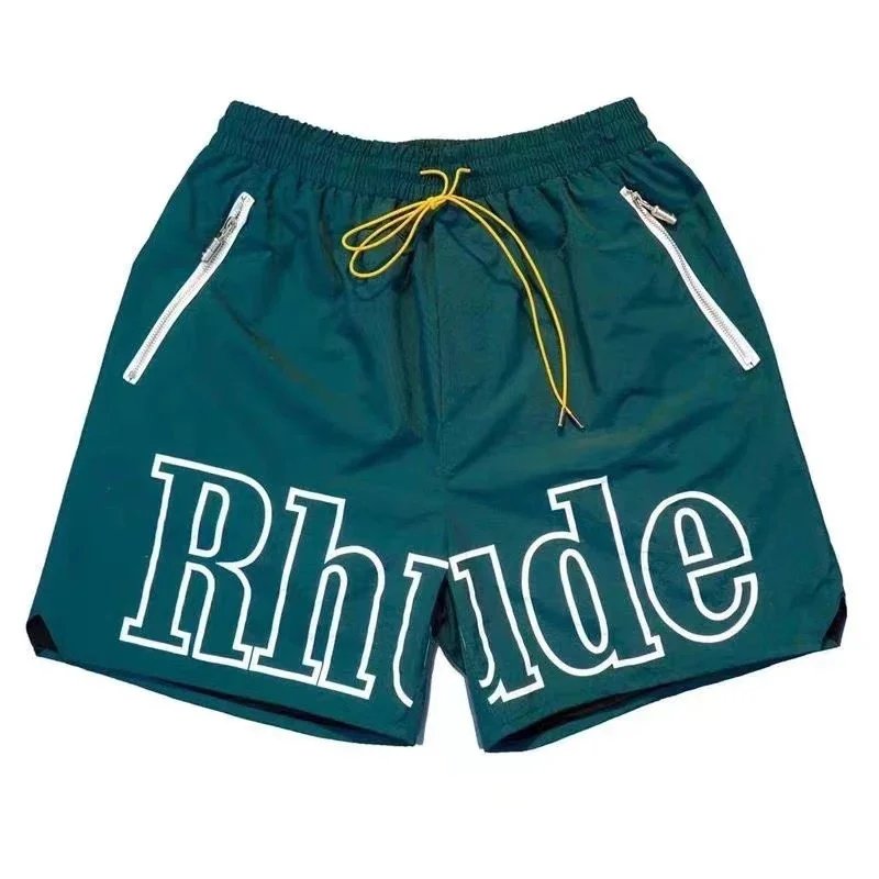 Rhude Reflective Logo Shorts Gray - 6