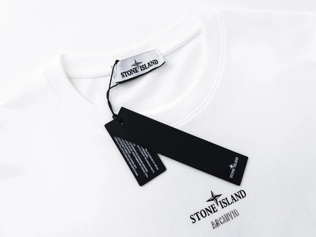 Stone Island Graphic Print Black T-Shirt - 3