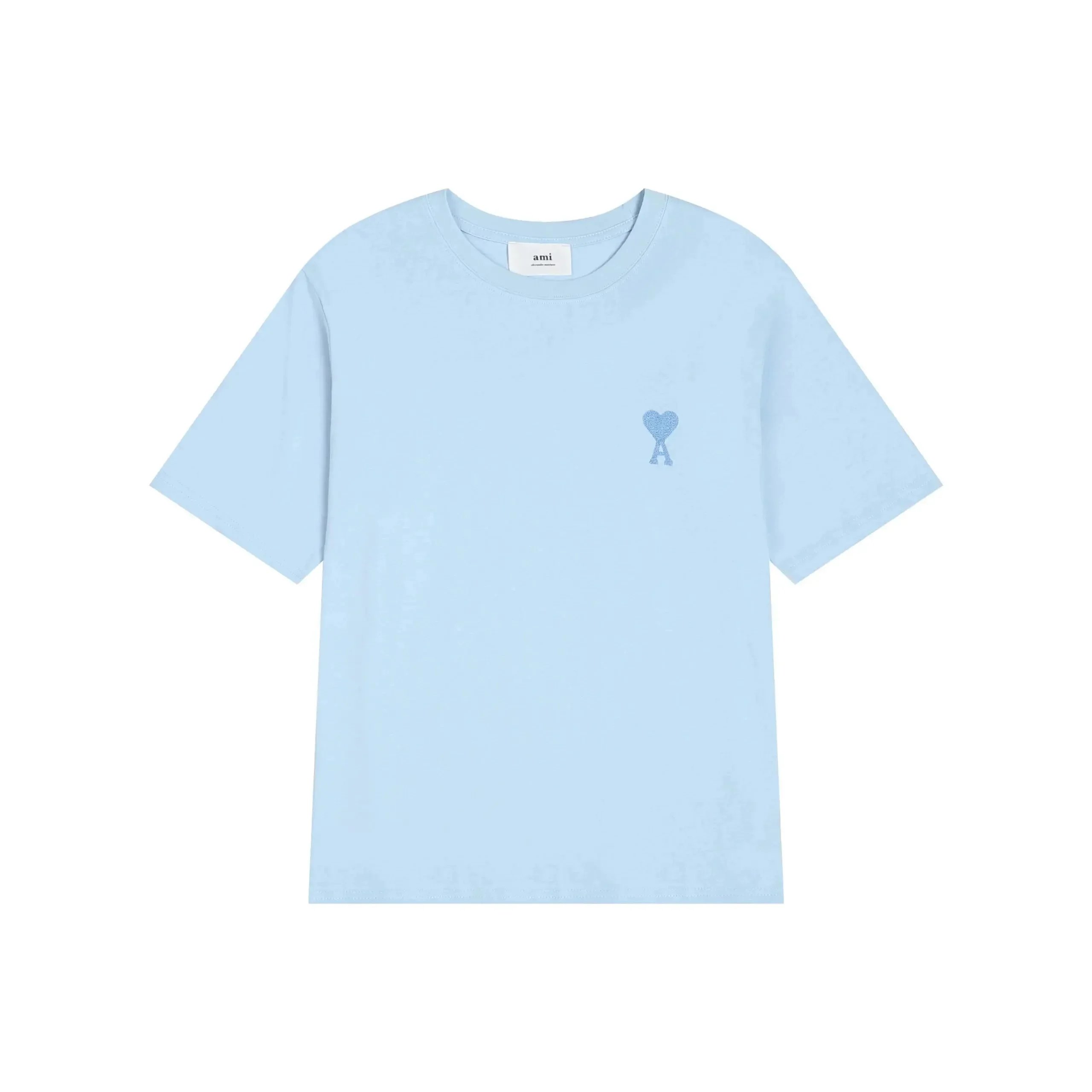 Ami Paris Heart Logo Beige T-Shirt - 6