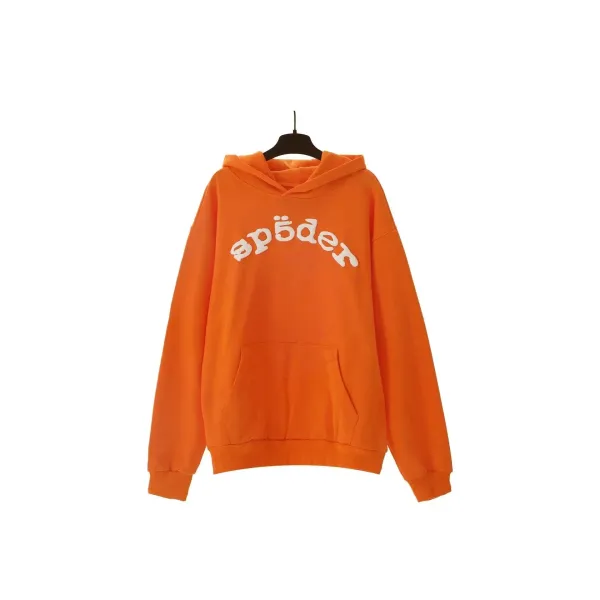 Spöder Orange Graphic Hoodie - 1