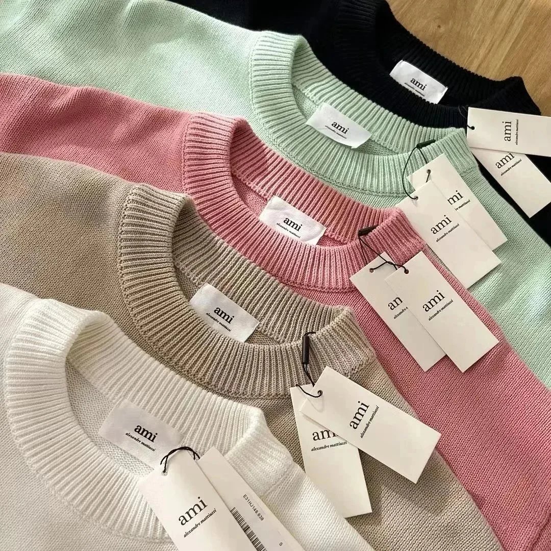 Striped Turtleneck Sweater in Cream and Gray Metallic Stripes - 2
