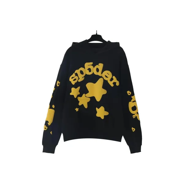 Digital Pionker Starburst Black Hoodie - 1