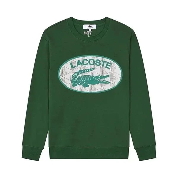 Lacoste Classic Crocodile Logo White Hoodie - 6