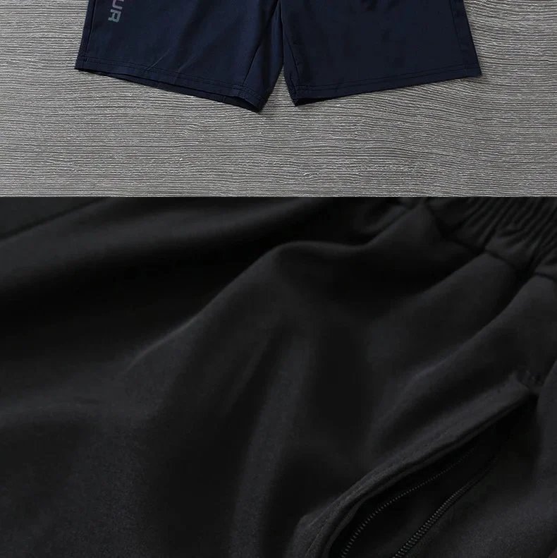 Under Armour HeatGear Tech T-Shirt and Shorts Set in Gray, White, Navy, Black - 11