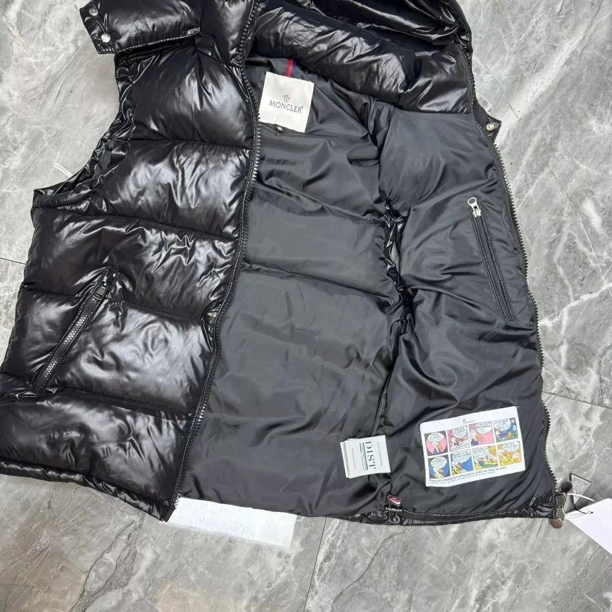 Moncler Maya Vest Red and Black Puffer Vest - 5