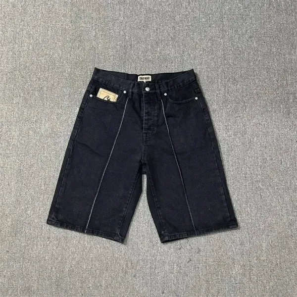 Denim Genes Classic Denim Jacket and Straight-Leg Jeans Set Blue - 5