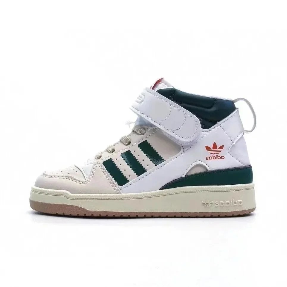 Adidas Originals Forum 84 Mid White Green Sneakers