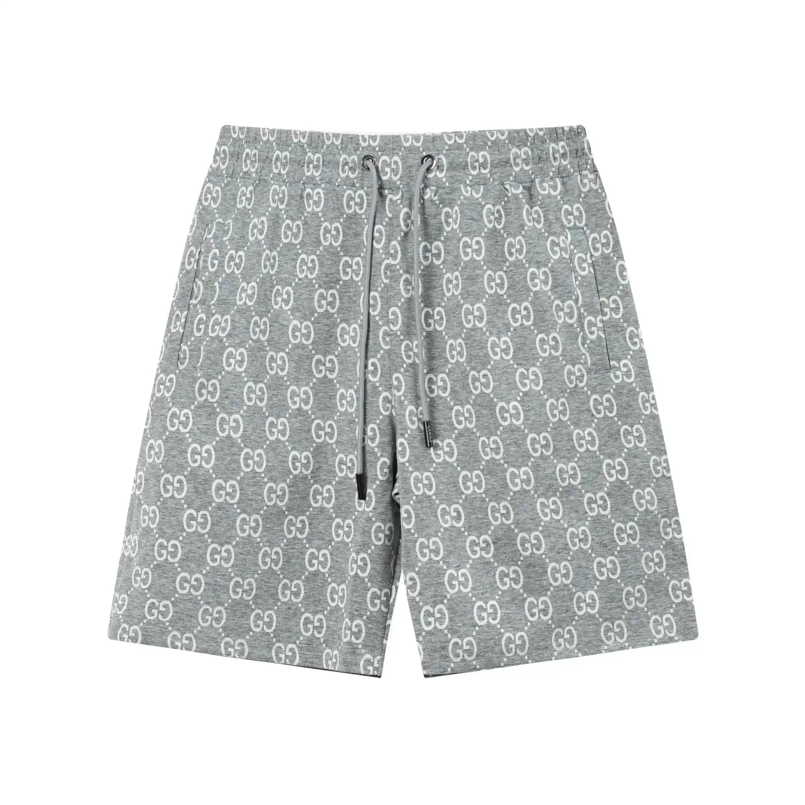 Gucci Web Stripe Tape Shorts Beige Shorts - 9