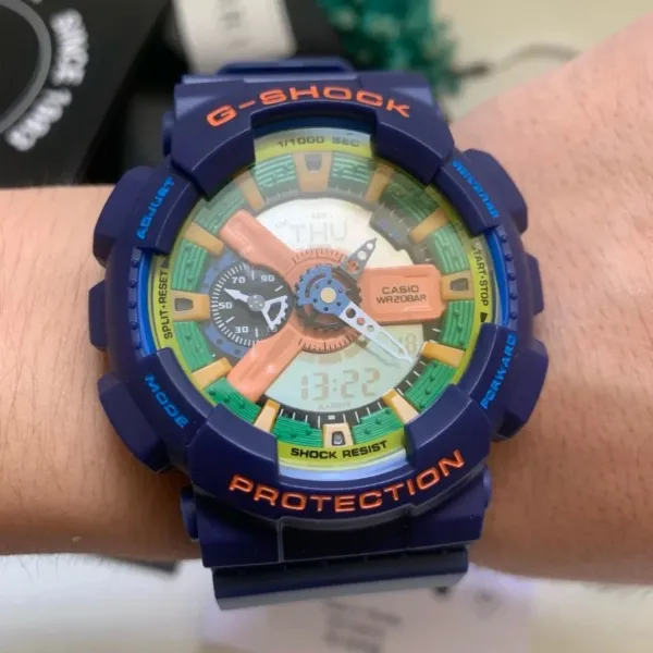 Casio G-Shock GA-110HC-2A Multicolor Analog-Digital Watch - 1