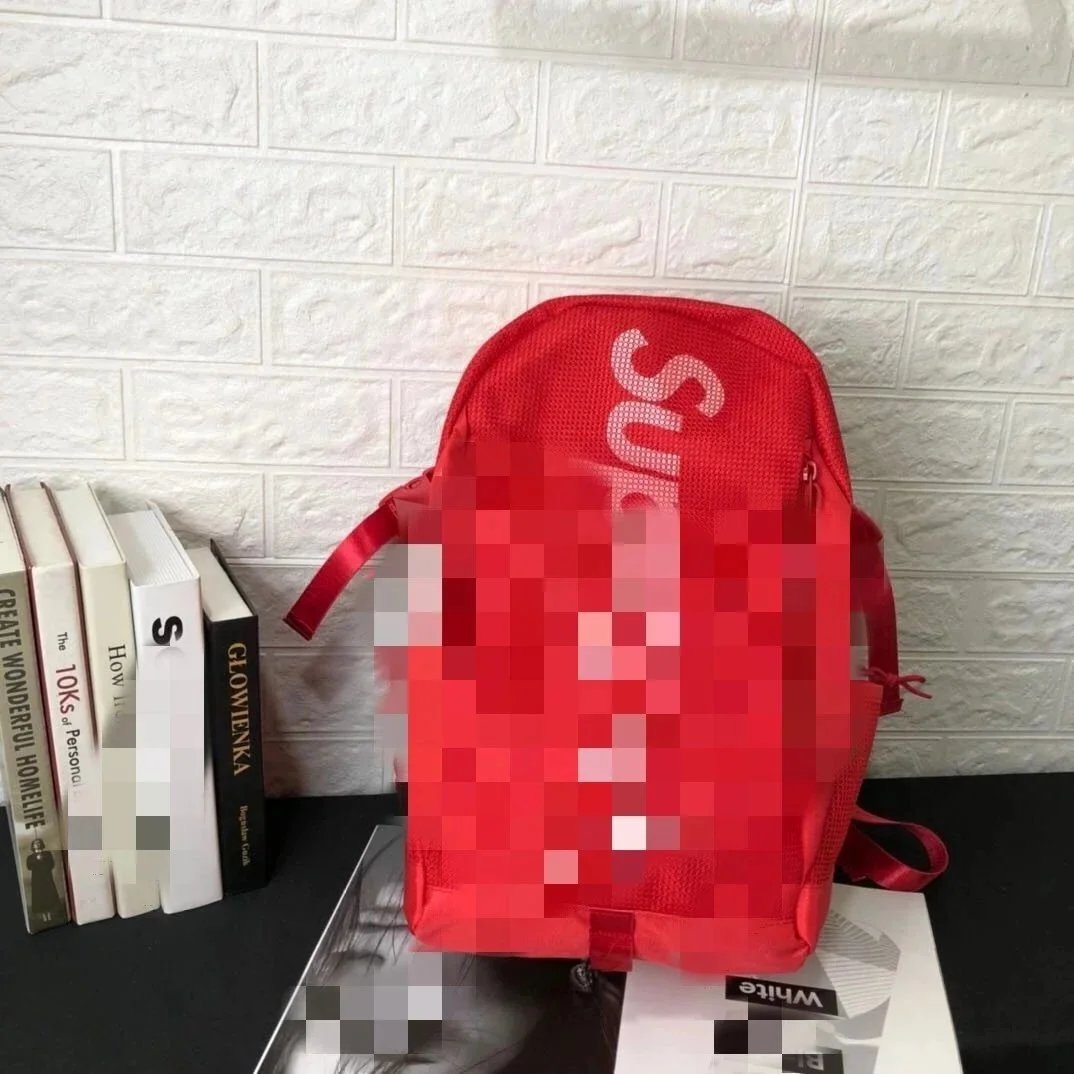 Off-White Mesh Camo Mini Backpack Blue - 4