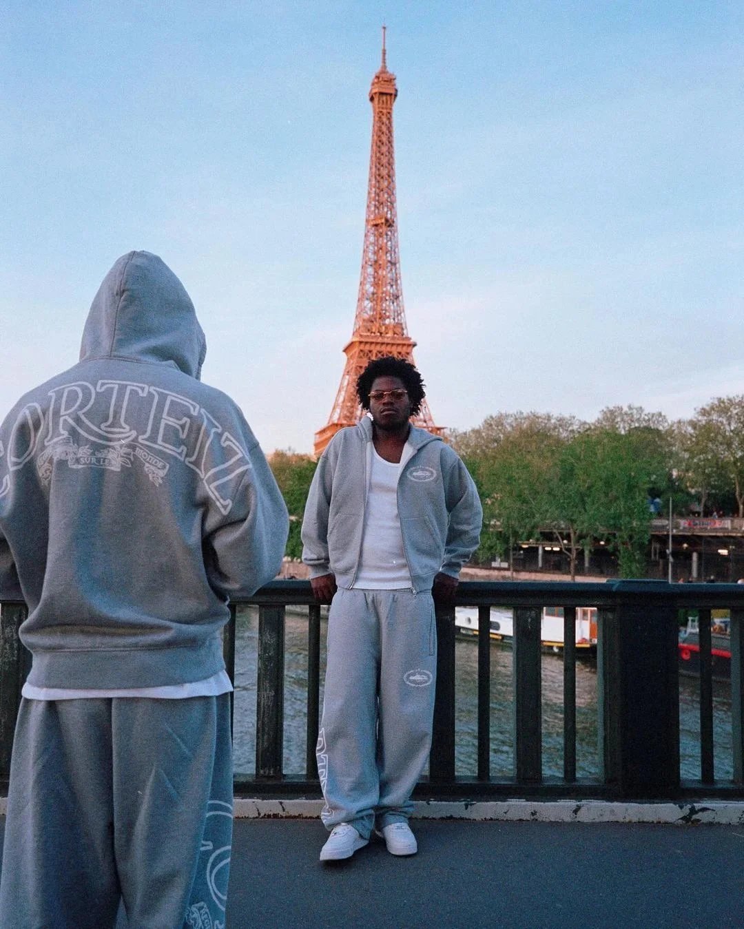 Design Starboat Hoodie and Sweatpants Set Light Blue Tracksuit - 5