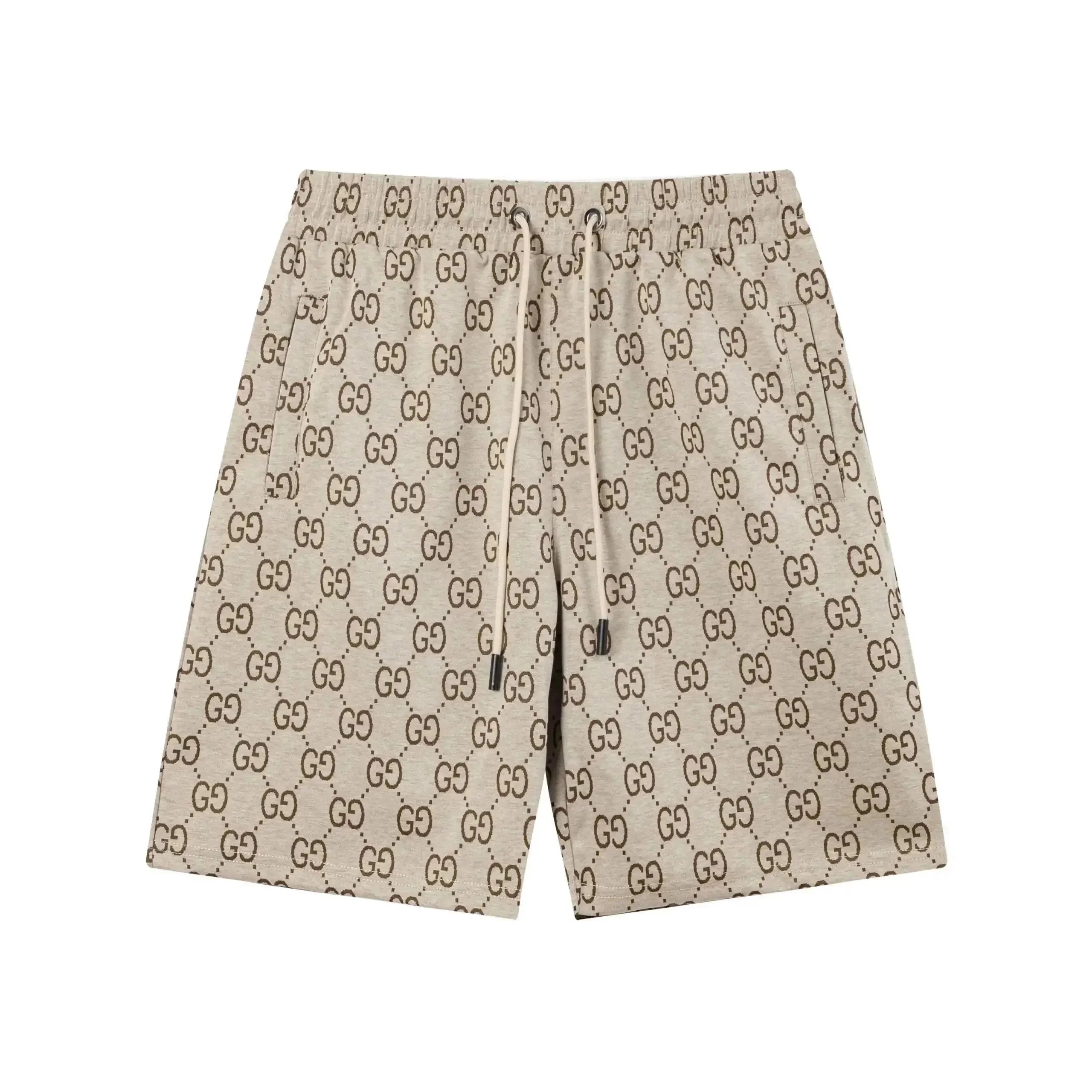 Gucci Web Stripe Tape Shorts Beige Shorts - 8
