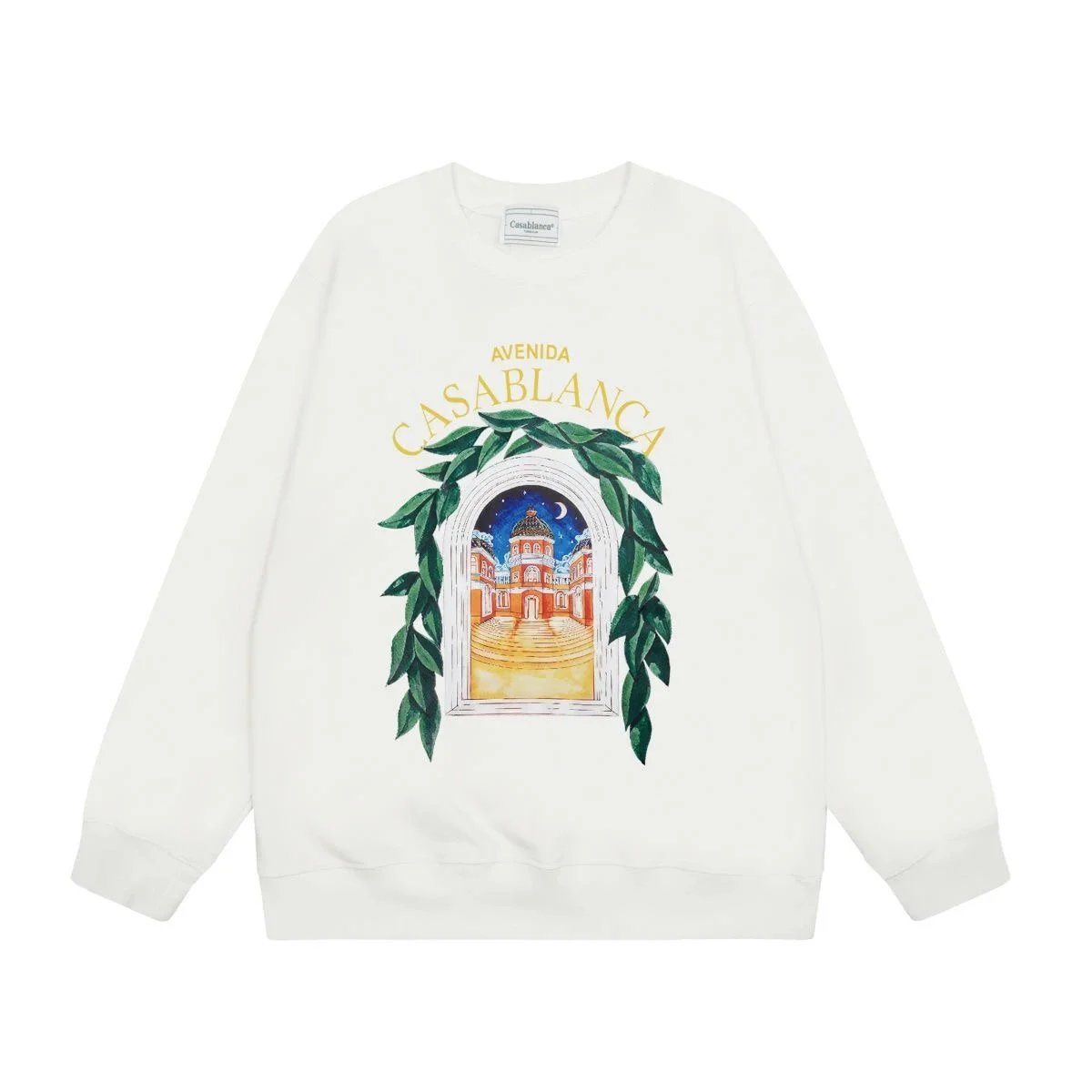 Casablanca Casablanca Print Graphic Hoodie White - 6