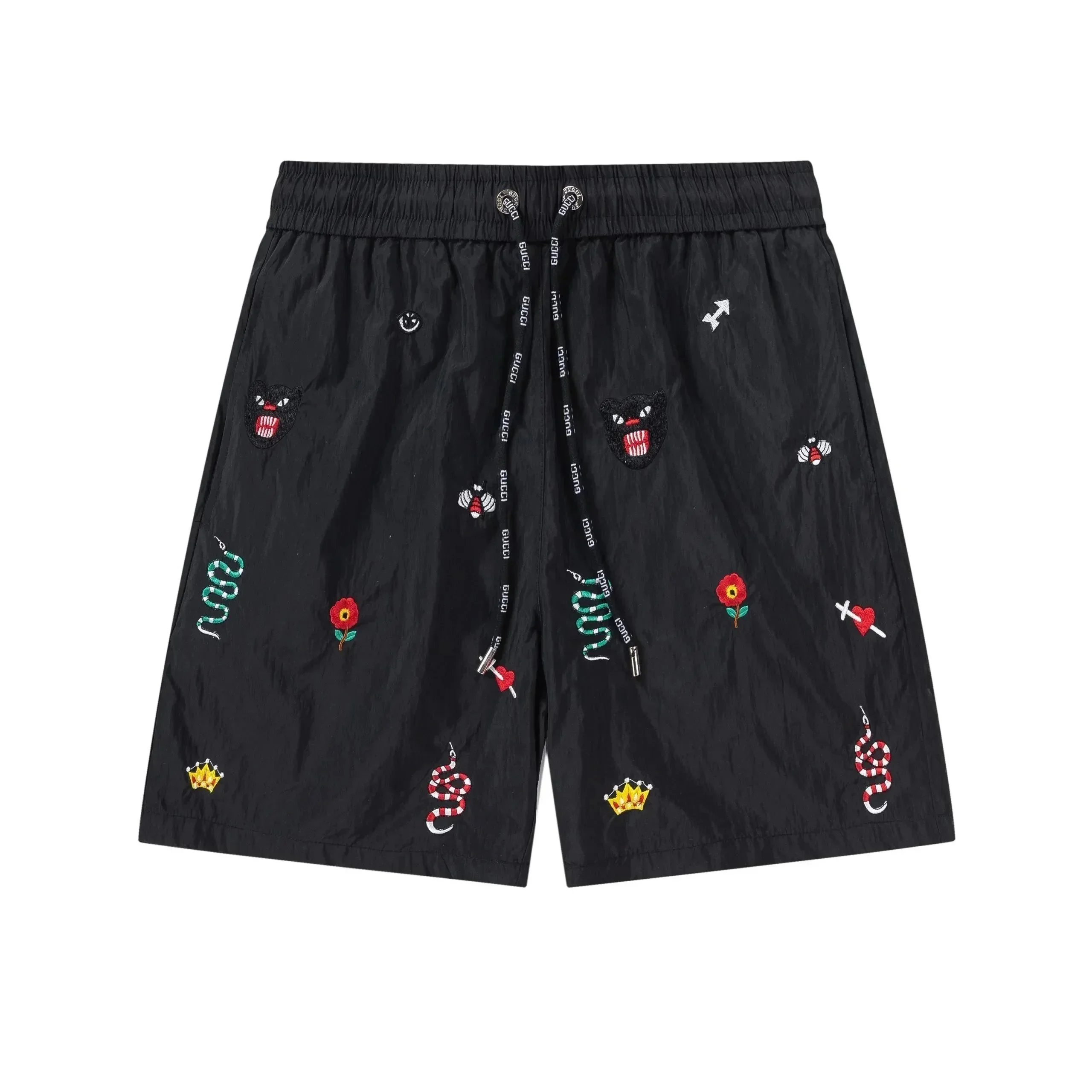 Gucci Web Stripe Tape Shorts Beige Shorts - 10