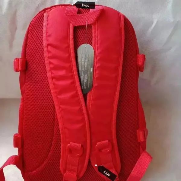Supreme Vertical Logo Backpack Black - 7