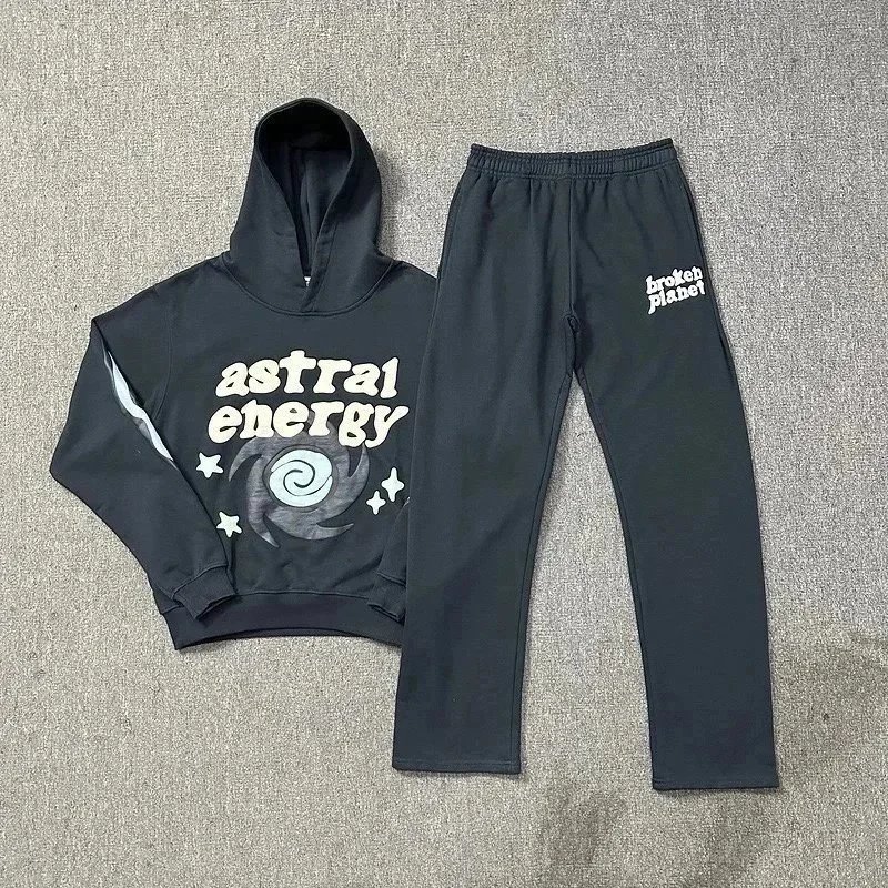 Broken Planet Out of Sight Hoodie and Sweatpants Set Brown - 5