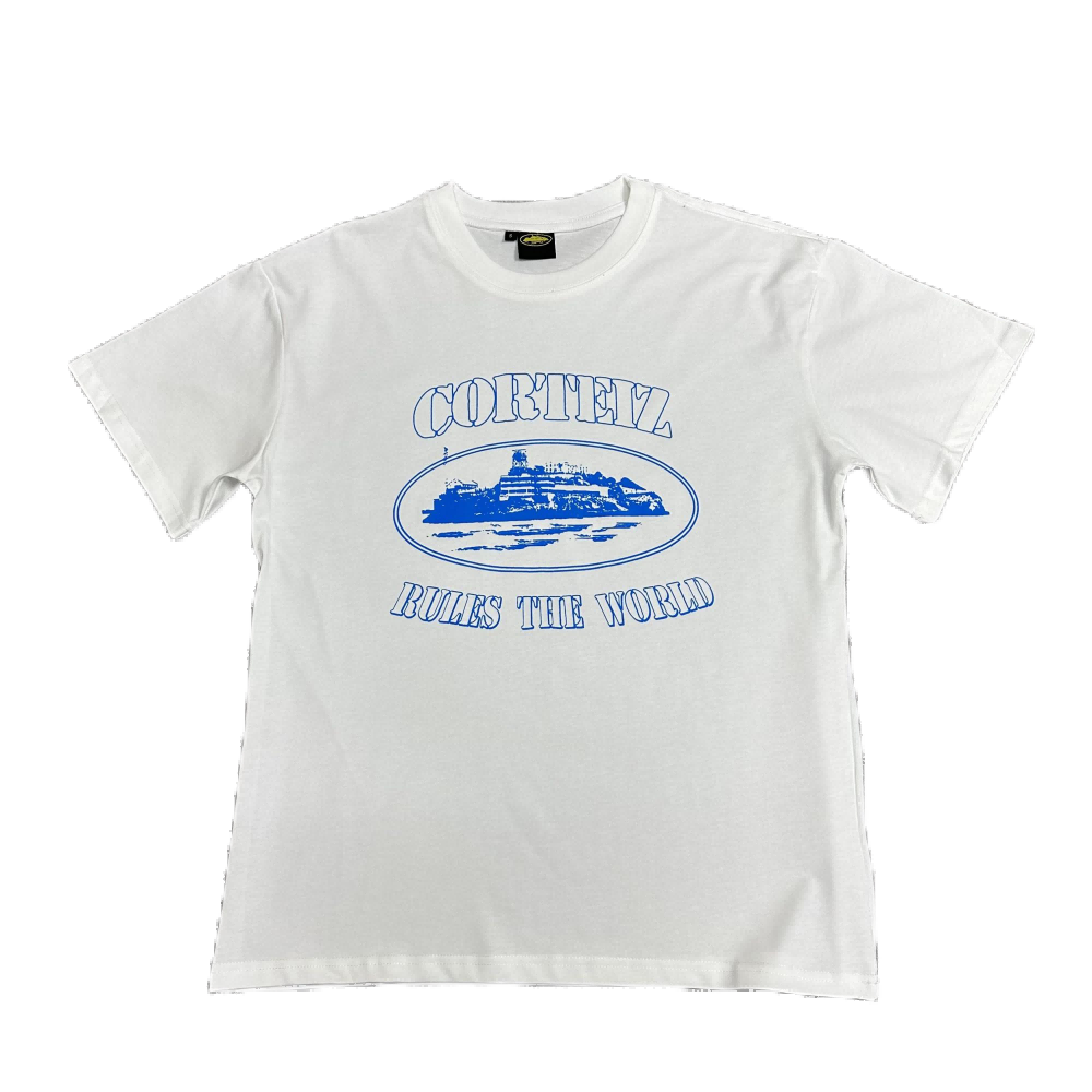 Corteiz Blue Dog Graphic Black T-Shirt - 6