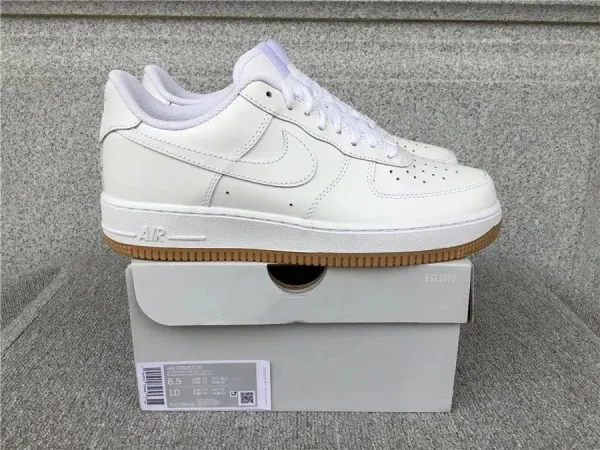 Nike Air Force 1 Low NOCTA Burgundy White Sneakers - 10
