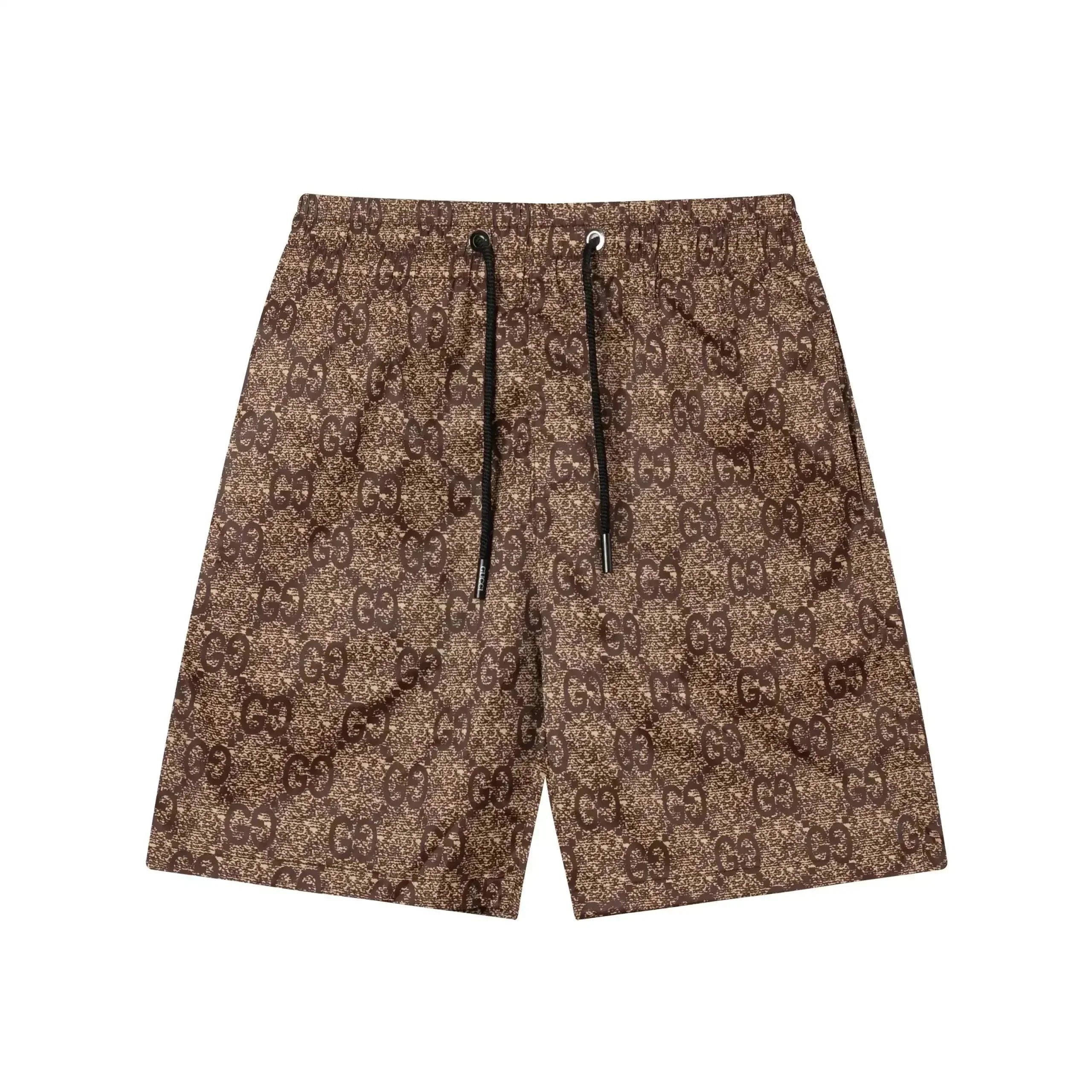 Gucci Web Stripe Tape Shorts Beige Shorts - 11