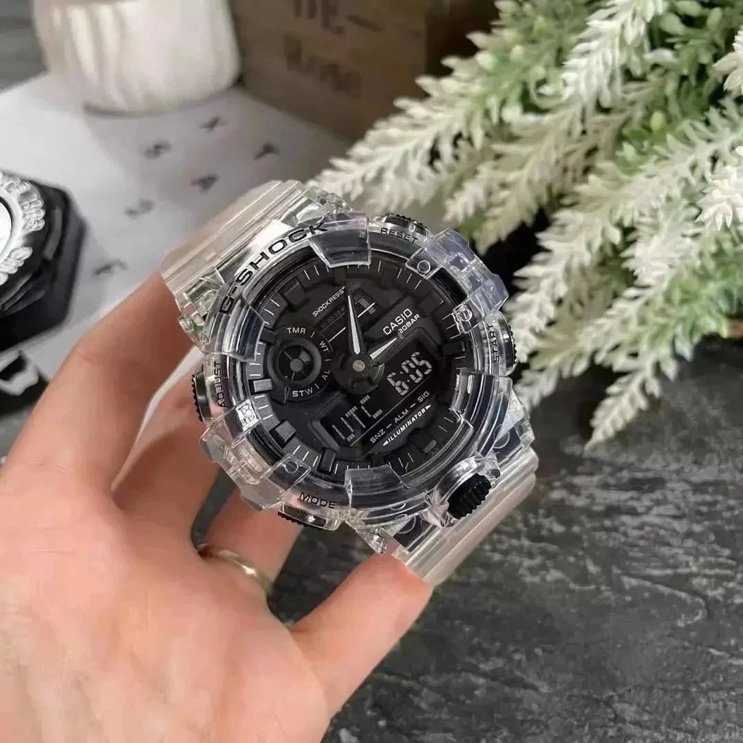 Casio G-Shock GA-700SC Transparent Clear Quartz Watch - 9