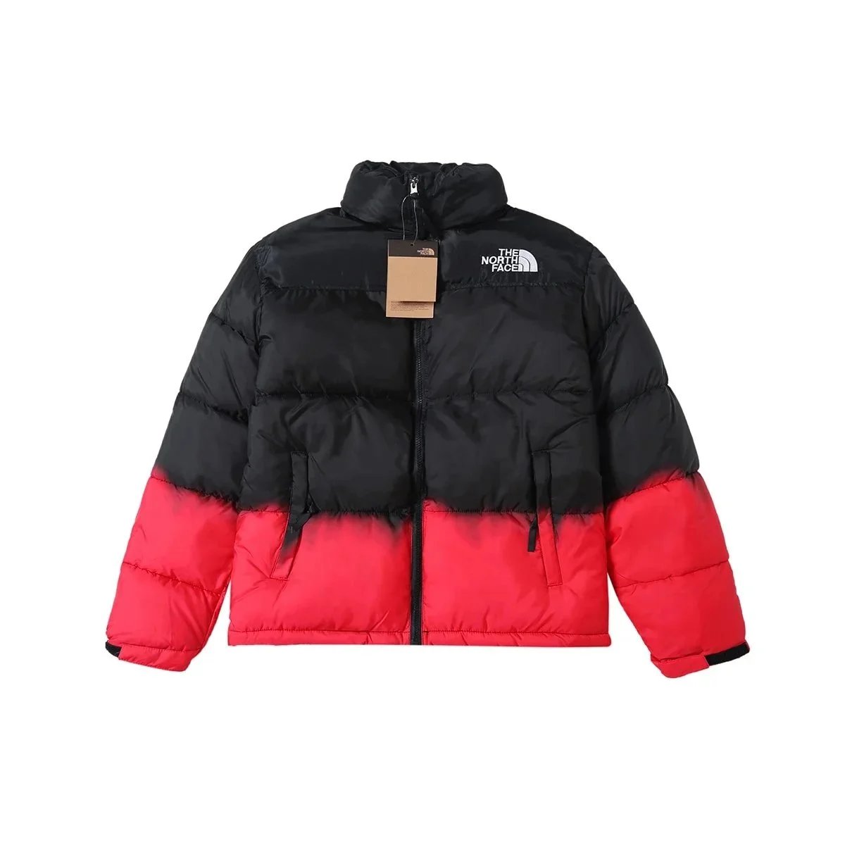 The North Face Nuptse Jacket Black Camo Down Jacket - 8