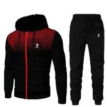 Trapstar Red 'It's A Secret' Hoodie and Sweatpants Set - 7
