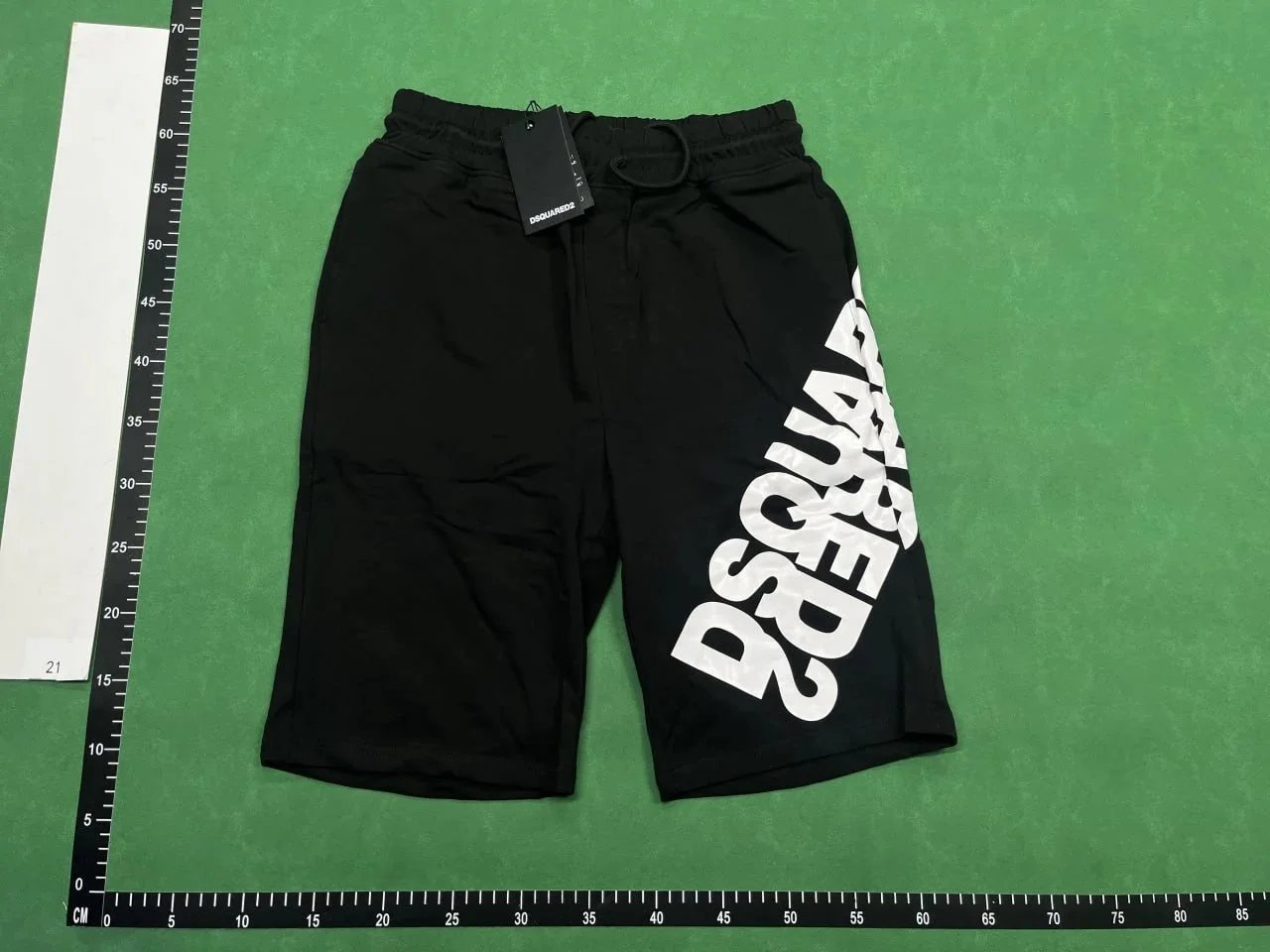 Dsquared2 Icon Print Black Sweat Shorts - 3