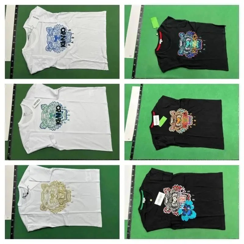 Kenzo Tiger Embroidered White T-Shirt - 2