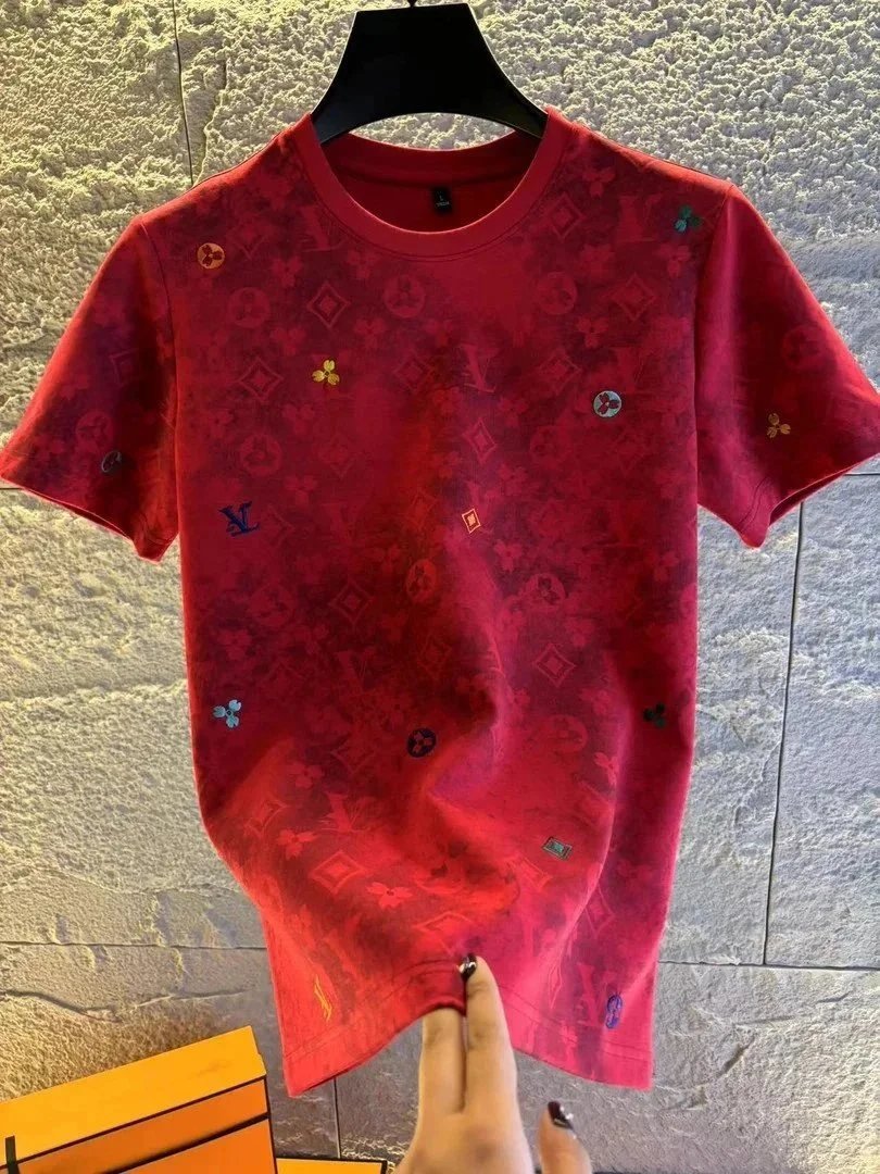 Louis Vuitton Monogram Velvet T-Shirt Black Multicolor - 3