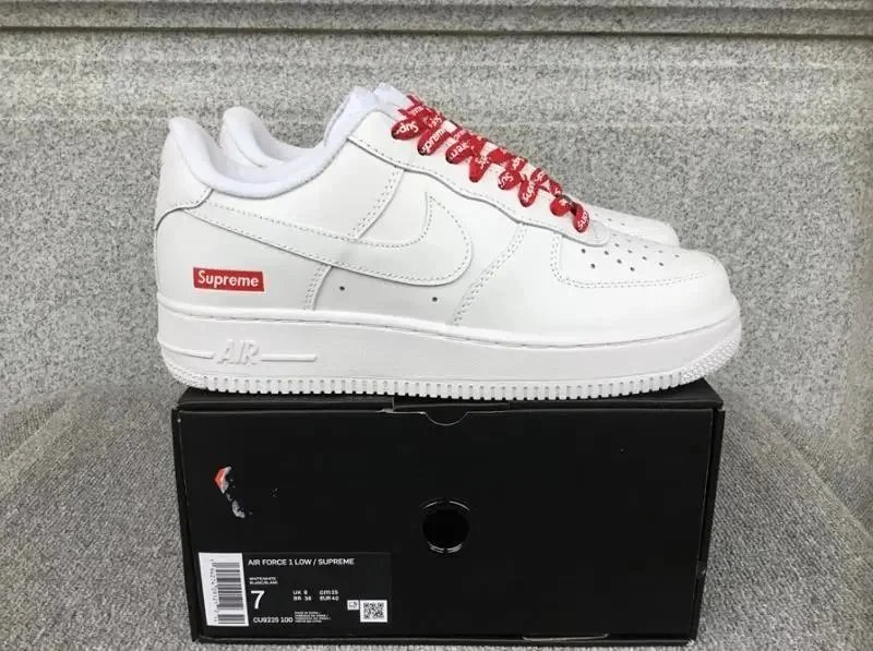 Nike Air Force 1 Low Black Sneakers - 7