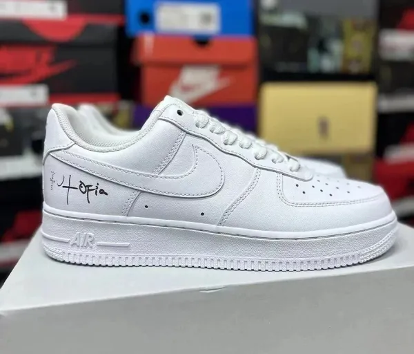 Nike Air Force 1 React White Ice Sneakers - 4
